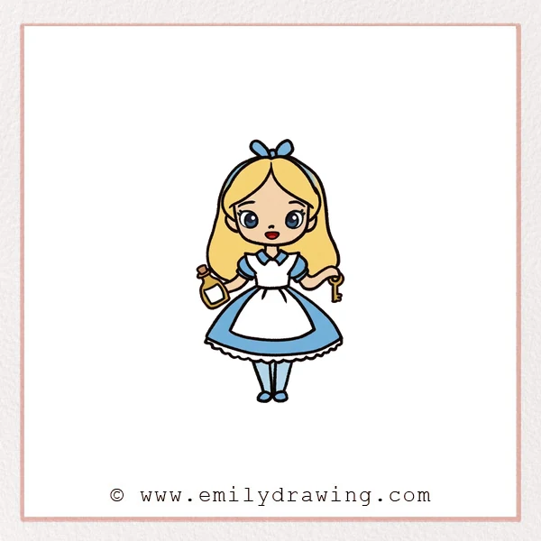 Preview of Alice In Wonderland drawing